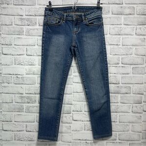 Tribal Low Rise Ankle/Crop Skinny Jeans 26